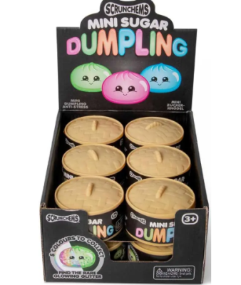 SCRUNCHEMS SUGAR MINI DUMPLING ASSORTED (£2.99)